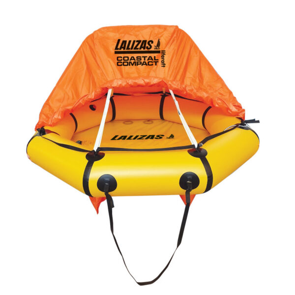 Balsa salvavidas LALIZAS COASTAL COMPACT, con capota, 4prs