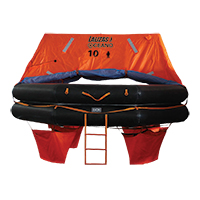 Balsa LALIZAS SOLAS OCEANO,Tipo TOB,10prs,canister (B)