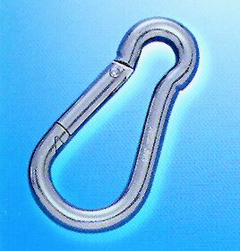 Snap hook, Inox 316, 12mm
