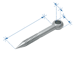Cancamo, Inox 316, 10x80mm