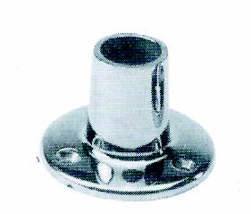 Round base 90ο, casted AISI 316, inter. Diam. 22mm