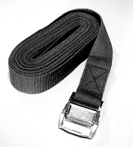 Cincha con hebilla protegida 25mm,2.5m,250kg