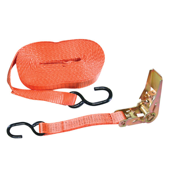 Cincha con tensor y ganchos 25mm, 6m, 500kg