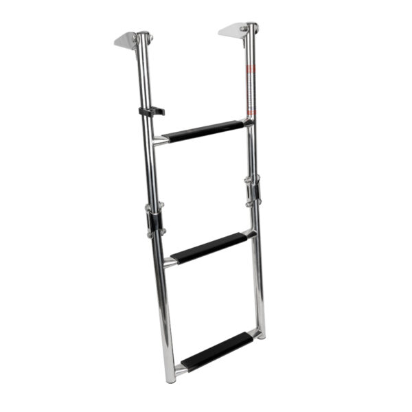 Escalera plegable para Plataforma, 1+2 Peldaños, Inox 316, L740xA276mm