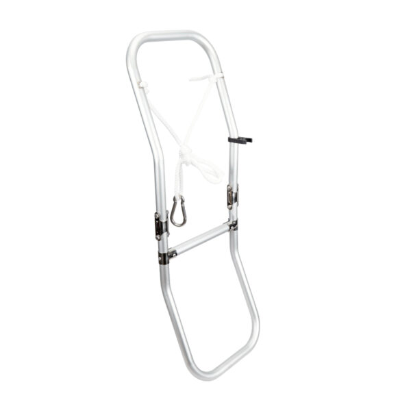 Escalera plegable de Aluminio para Neumáticas, 2 Peldaños, L894xA265mm