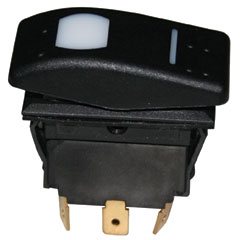 Switch 15Α waterproof, 4 positions ,ON/OFF w/Led light