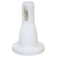 Soporte de antena para rosca estandar 1x14",h:100mm, blanco