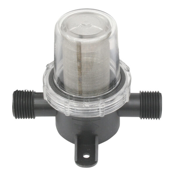 Filtro en línea con malla fina de acero inoxidable para tubería de ∅12 mm